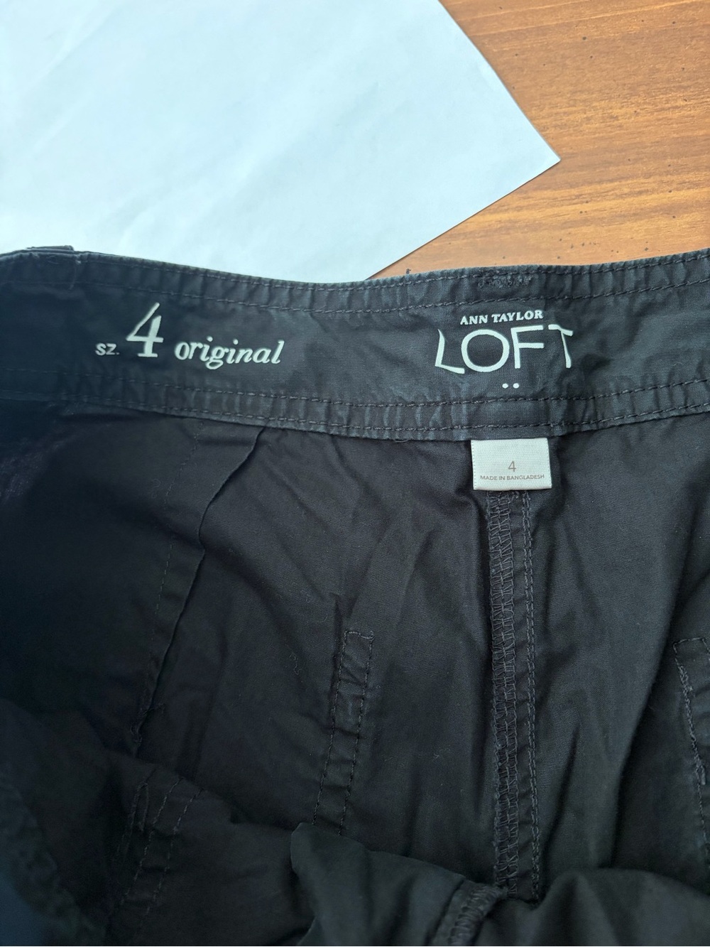 LOFT Black Women's capris